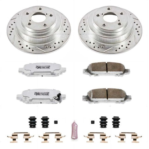 Power Stop 98-03 Subaru Forester Rear Z26 Street Warrior Brake Kit - K449-26