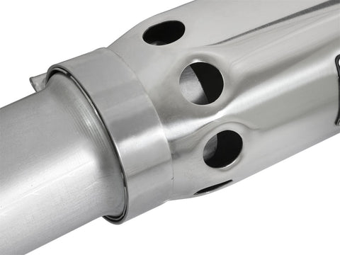 aFe LARGE BORE HD 3.5in DPF-Back SS Exhaust w/Polished Tip 2016 GM Colorado/Canyon 2.8L (td) - 49-44064-P