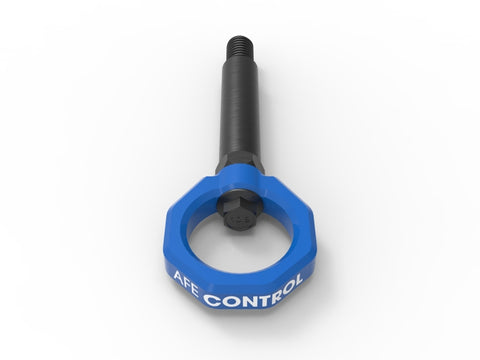 aFe Control Rear Tow Hook Blue BMW F-Chassis 2/3/4/M - 450-502002-L