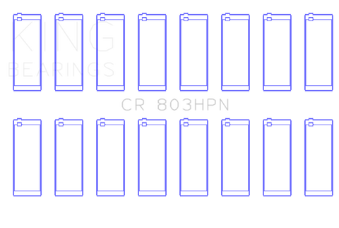 King GMC SBC 55-67 265/283/302/327 V8 (Size 010) Performance Rod Bearing Set - CR803HPN010