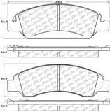 StopTech 08-20 Cadillac Escalade Front Truck & SUV Brake Pad - 319.13630