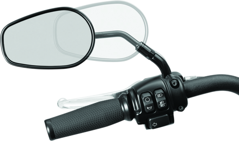 Kuryakyn Mirror Stem 3in Outward Extenders Black - 1216