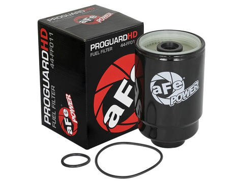 aFe ProGuard D2 Fluid Filters Fuel F/F FUEL GM Diesel Trucks 01-16 V8- 6.2L 6.5L (td) - 44-FF011-MB
