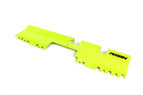PERRIN 15-21 Subaru WRX/STI Radiator Shroud (With/Without OEM Intake Scoop) - Neon Yellow - PSP-ENG-512NY