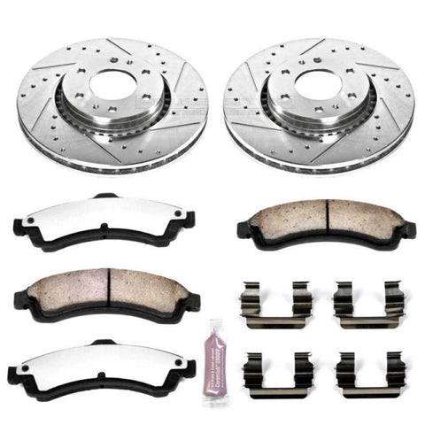 Power Stop 04-05 Buick Rainier Front Z36 Truck & Tow Brake Kit - K2061-36