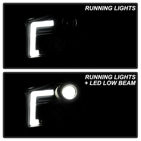 Spyder 04-15 Nissan Titan High-Power LED Module Equipped Headlights - Black (PRO-YD-NTI04PL-BK) - 5088406