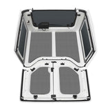 DEI 11-18 Jeep Wrangler JK 2-Door Boom Mat Complete Headliner Kit - 6 Piece - Gray - 50286