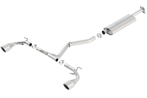 Borla 13-15 Scion FR-S 2.0L 4cyl 6spd / 13 Subaru BRZ 2.0L 4cyl 6spd SS Catback Exhaust - 140496