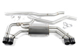 Dinan 18-25 BMW X3 M40i/X4 M40i (G01/G02) Valved Catback Exhaust System - Black Tips - D660-0099-BLK