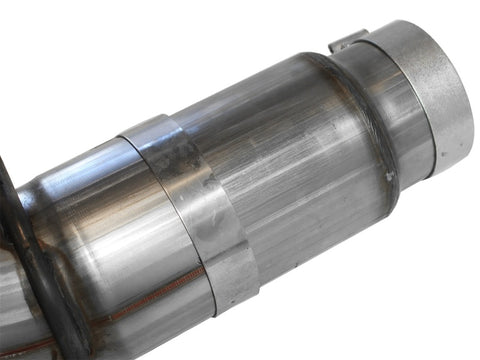 aFe MACHForce XP Exhaust 5in DPF-Back SS 11-13 GM Diesel Trucks V8-6.6L (td) (LML) - 49-44041