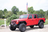 Fishbone Offroad 20+ Jeep Gladiator Bed Rack Full Tackle Rack - Black Powdercoat - FB21219