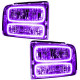 Oracle 05-07 Ford F-250/350 SMD HL - Chrome - ColorSHIFT w/ 2.0 Controller - 7160-333
