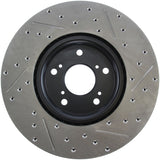 StopTech 04-08 Acura TL (Brembo Caliber) SportStop Slotted &amp; Drilled Right Front Rotor - 127.40062R