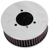 K&N 4in ID / 5.5in OD / 2in H Custom Assembly Filter designed to fit Harley-Davidson Motorcycle - RK-3201