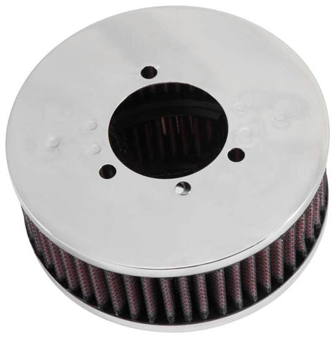 K&N 4in ID / 5.5in OD / 2in H Custom Assembly Filter designed to fit Harley-Davidson Motorcycle - RK-3201