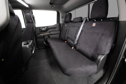 Covercraft 02-03 Dodge Ram Carhartt Super Dux SeatSaver Custom Front Row Seat Covers - Black - SSC3344COBK