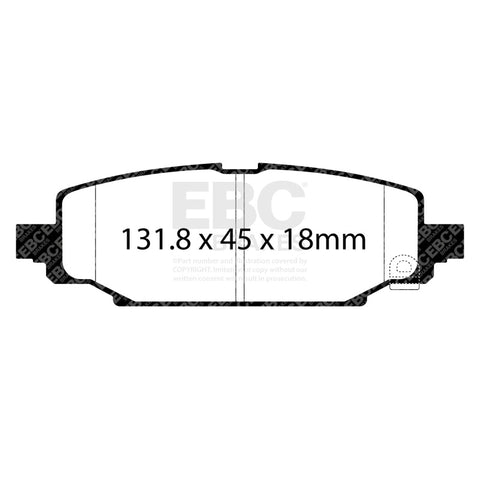 EBC 2018+ Jeep Wrangler (JL) Ultimax Rear Brake Pads - UD2172