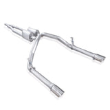 Stainless Works Chevy Silverado/GMC Sierra 2007-16 5.3L/6.2L Exhaust Y-Pipe Under Bumper Exit - CT14CBUBY