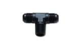 Vibrant -8AN x 3/8in NPT Flare to Pipe Tee Adapter Fitting - Aluminum - 10463