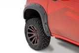 Bushwacker 19-21 Chevrolet Silverado 1500 Pocket Style Flares 4pc - Black - 40927-02