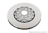 DBA 95-97 Porsche 911 Carrera Front T3 5000 Series Uni-Directional Slotted Rotor w/ Black Hat - DBA52390BLKS