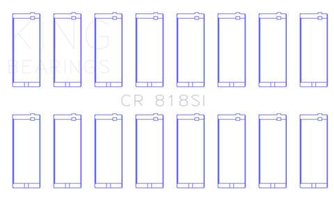 King AMC / JEEP 290, 304, 360 16V Connecting Rod Bearing Set - CR818SI