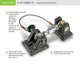 DV8 Offroad 2007-2018 Jeep JK Hood Hold Downs - D-JP-190001-K