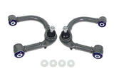 SuperPro 03-09 Lexus GX470 / Toyota 4Runner Sport 4WD Front Upper Fixed Offset Control Arm Set - TRC6480E