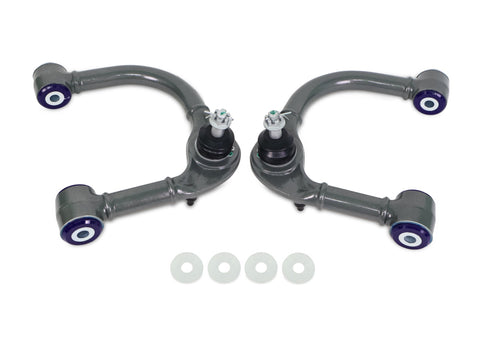 SuperPro 03-09 Lexus GX470 / Toyota 4Runner Sport 4WD Front Upper Fixed Offset Control Arm Set - TRC6480E