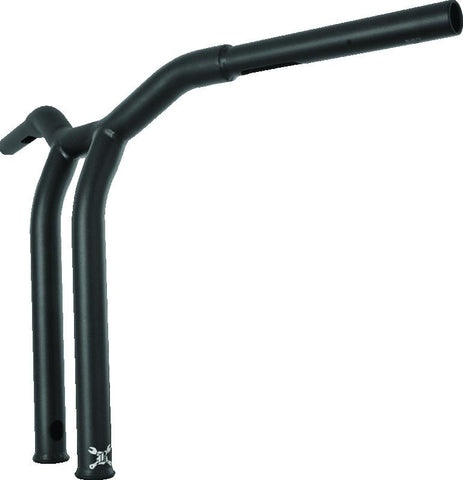 Burly Brand Dominator Raked Bar 14in - Matte Black - B12-6053SB