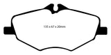 EBC 06-09 Mercedes-Benz E320 3.0 TD Yellowstuff Front Brake Pads - DP41488R