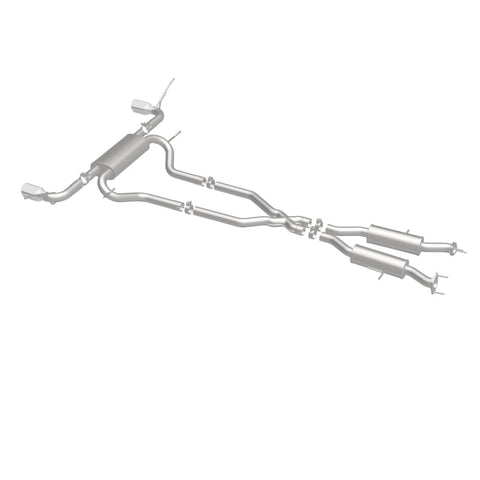MagnaFlow Cat-Back SS 2.5in Dual Split Rear 4in Black Tip 11-16 Jeep Grand Cherokee 5.7L V8/3.6L V6 - 19216