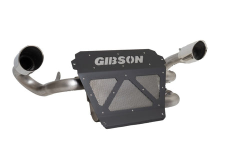 Gibson 20-23 Polaris RZP Pro XP 1000/Turbo R 2.25in Dual Exhaust - Stainless - 98049