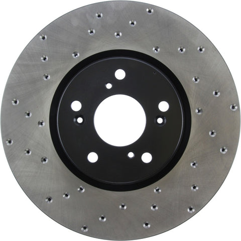 StopTech 04-08 Acura TL/TL-S Brembo Cryo Drilled Right Front Rotor - 128.40062CR