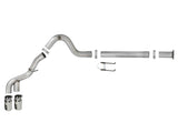 aFe Power 15-16 Ford F250/F350 6.7L Diesel Rebel XD 4in 409 SS DPF-Back Exhaust System - Pol Tips - 49-43121-P