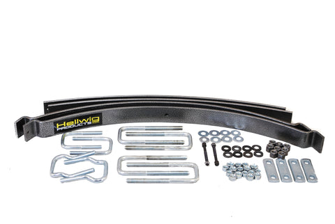 Hellwig 00-06 Toyota Tundra 2/4WD 2 Leaf Pro Series Helper Spring - Up To 2500lb Level Load Capacity - 1910