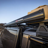 ARB Aluminum Awning, Black Frame, 8.2FT x 8.2FT, Installed with LED Light Strip - 814412A