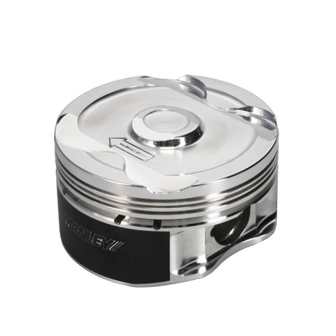 Manley 2018+ Ford Coyote 5.0L DOHC -6cc Dish 3.672in Bore 10:1 CR Platinum Piston Set - 595710C-8