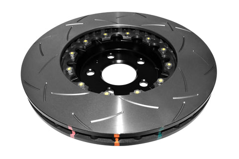 DBA 03-07 350Z / 03-04 G35 w/ Brembo Front Slotted 5000 Series 2 Piece Rotor Assembled w/ Black Hat - 5600BLKS