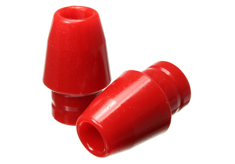 Energy Suspension 07-18 Jeep Wrangler JK Front Red Bump Stop - Extended Height 1 3/4in - 2.9106R