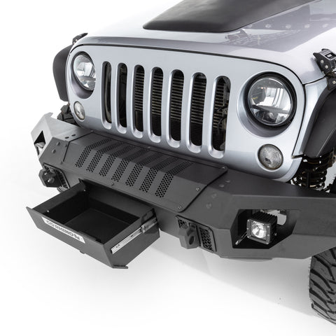 Go Rhino 07-20 Jeep Wrangler JL/JLU/JK/JKU/Gladiator JT Trailline Front Straight Bumper - 230116T