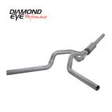Diamond Eye KIT 4in CB MFLR RPLCMENT PIPE DUAL AL: 2004.5-2007.5 DODGE CUMMINS 600 - K4236A-RP