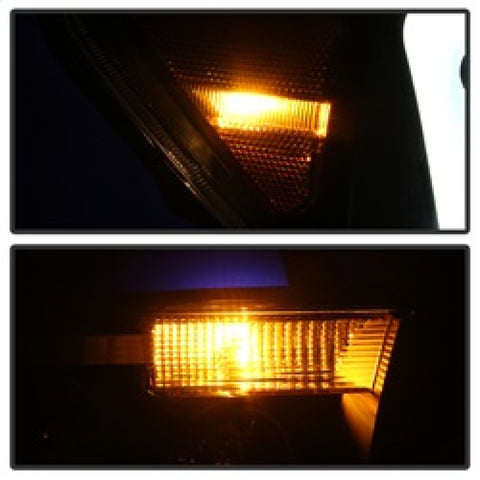 xTune Toyota Tundra 07-13 LED Light Bar Projector Headlights Black PRO-JH-TTU07-LED-BK - 9027888