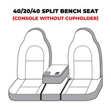 Covercraft 99-02 Ford SD Carhartt Super Dux SeatSaver Custom Front Row Seat Covers - Black - SSC3305COBK