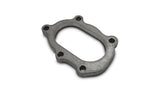Vibrant GT25R / GT28R Discharge Flange with Oval Outlet (5 Bolt) Mild Steel 1/2in Thick - 14480