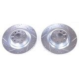 Power Stop 12-18 Tesla Model S Rear Evolution Drilled & Slotted Rotors - Pair - AR84001XPR