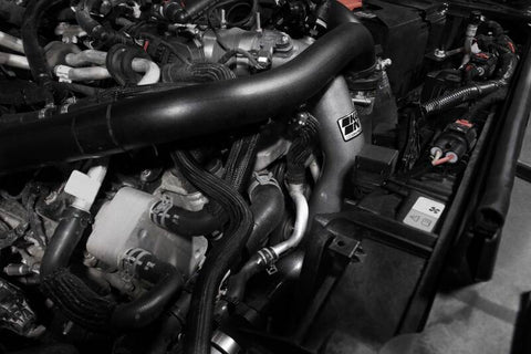 K&N 2023 Ford Bronco Raptor 3.0L V6 Aluminum Charge Pipe Kit - Gunmetal Gray - 77-1020KC