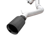 AWE Tuning 2021+ Ford Bronco 0FG Single Rear Exit Exhaust w/Diamond Black Tip & Bash Guard - 3015-23789
