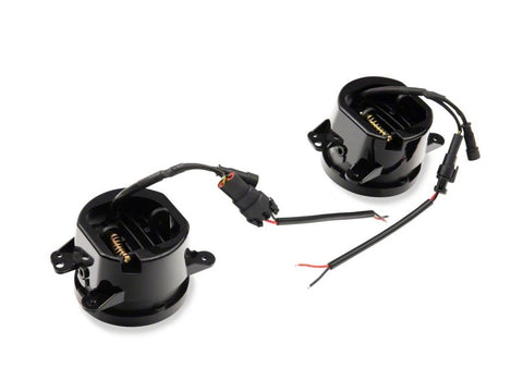 Raxiom 07-18 Jeep Wrangler JK Axial Series 4-In LED Fog Lights w/ RGB Halo - J143371