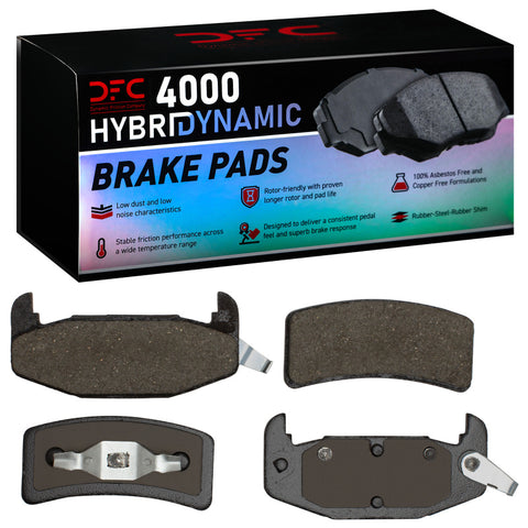 DFC 88-94 Pontiac Grand Prix Rear 4000 Hybridynamic Brake Pads - 4000-0377-00